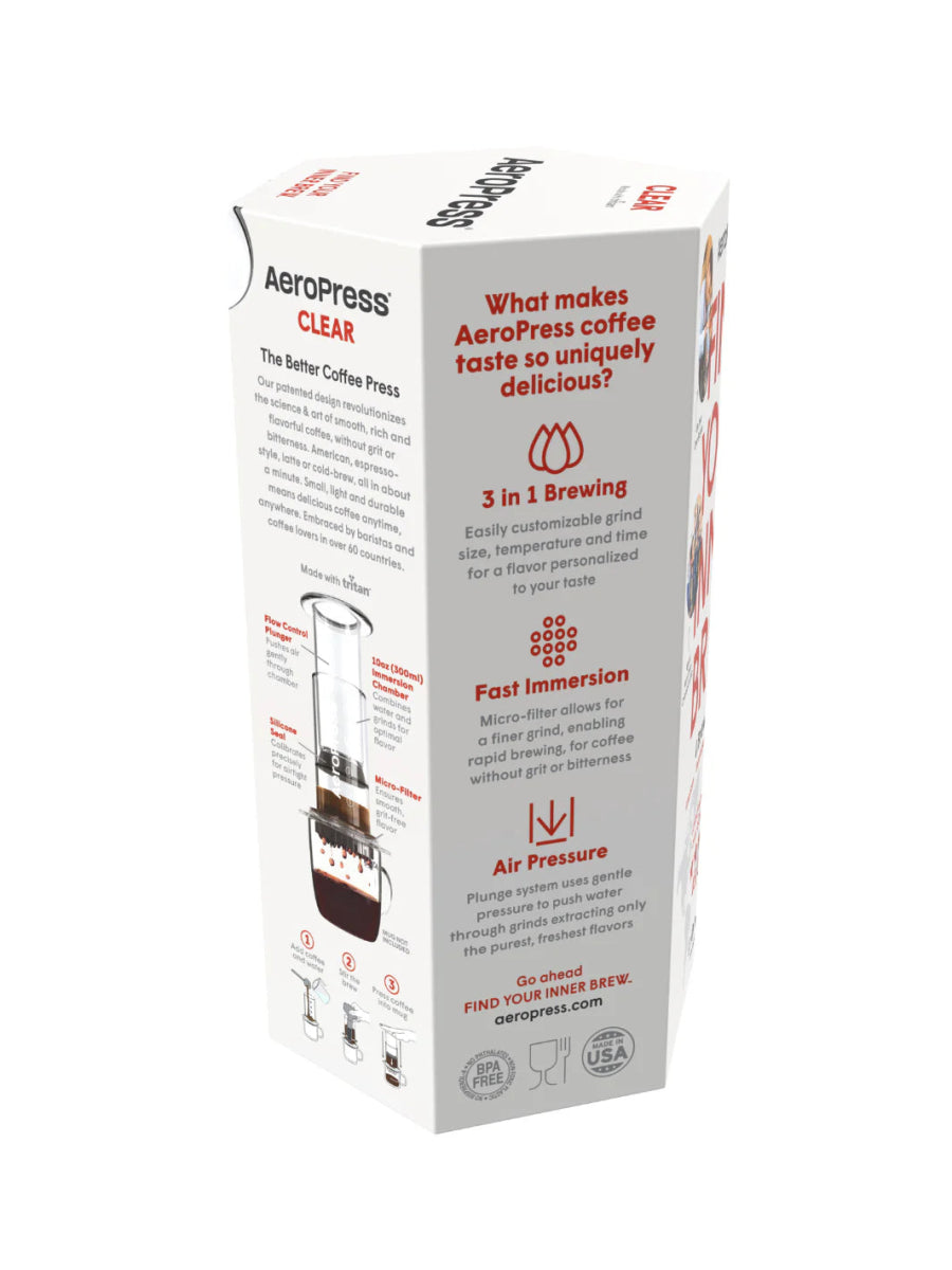 AeroPress Clear Coffee Maker - Uai Coffee