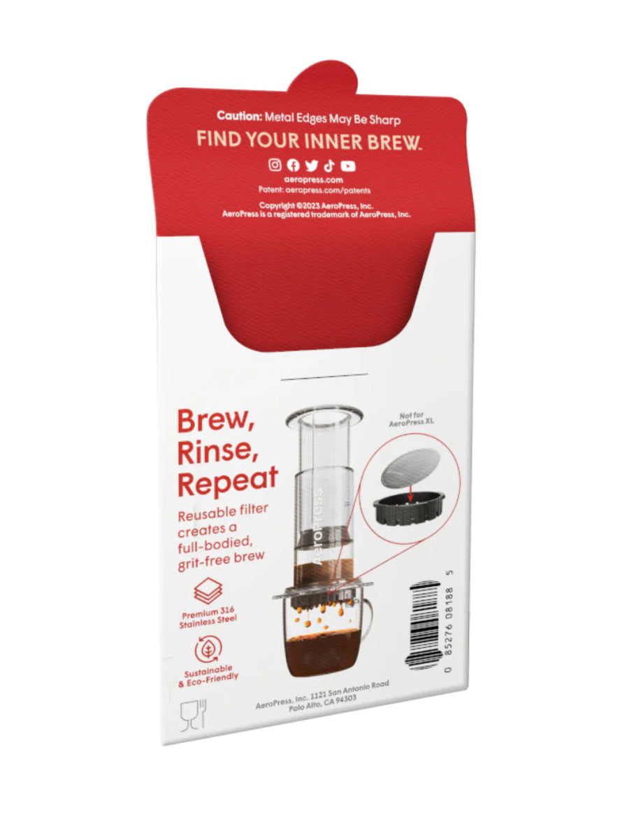 AeroPress Stainless Steel Reusable Filter - Uai Coffee