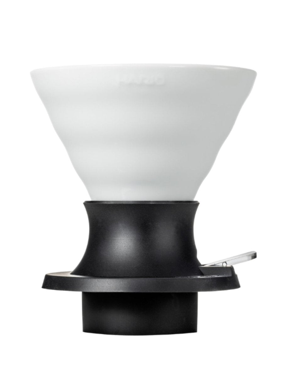HARIO V60 - 02 SWITCH Immersion Dripper (200ml/6.76oz) (Ceramic) (White) - Uai Coffee