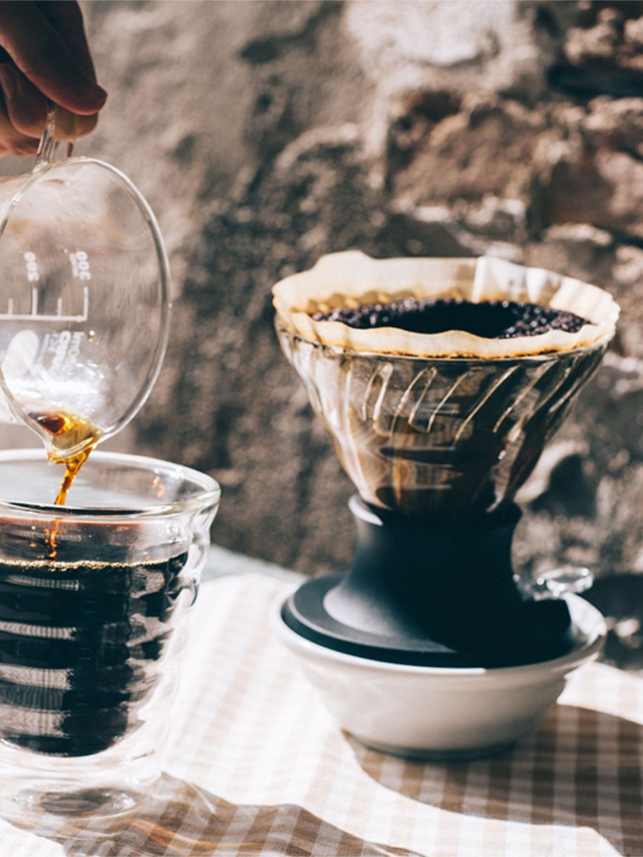 HARIO V60 - 02 SWITCH Immersion Dripper (200ml/6.76oz) (Glass) - Uai Coffee