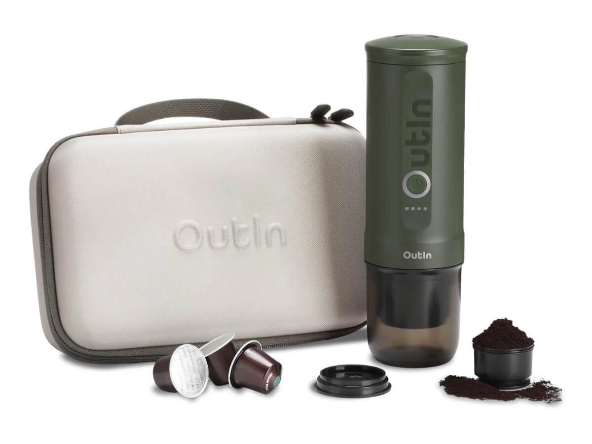 OUTIN Nano Traveller Espresso Gift Set (Lithium) - Uai Coffee