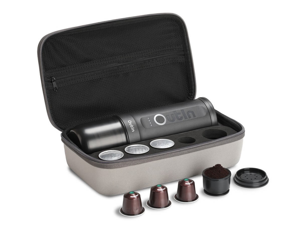 OUTIN Nano Traveller Espresso Gift Set (Lithium) - Uai Coffee