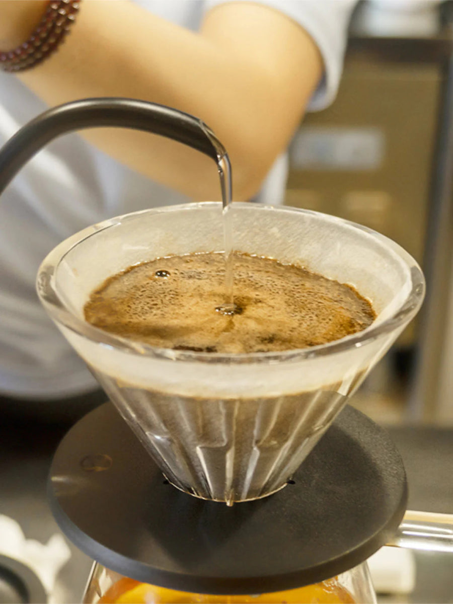 TIMEMORE Crystal Eye Glass Dripper with Holder - Uai Coffee