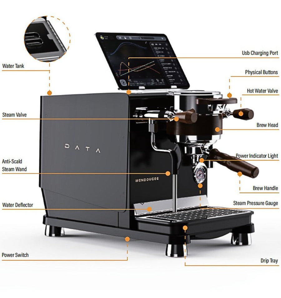 WENDOUGEE Data S Espresso Machine (120) - Uai Coffee