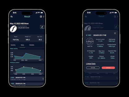 DiFluid Omix - Green Coffee & Roast Colour Analysis - Uai Coffee