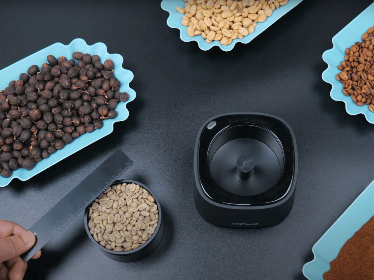 DiFluid Omix - Green Coffee & Roast Colour Analysis - Uai Coffee