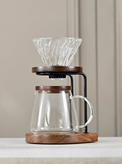 HARIO Coffee Server (600ml/20.29oz) (Walnut) - Uai Coffee