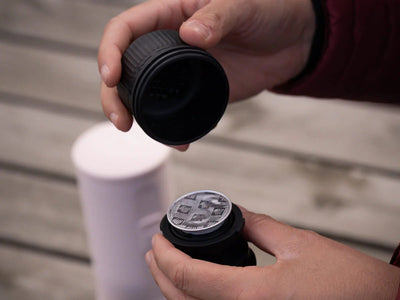 OUTIN Nano Portable Electric Espresso Machine - Rose Quartz (Lithium) - Uai Coffee