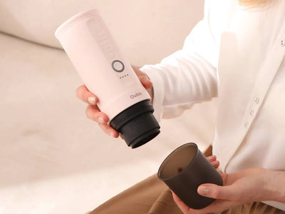OUTIN Nano Portable Electric Espresso Machine - Rose Quartz (Lithium) - Uai Coffee
