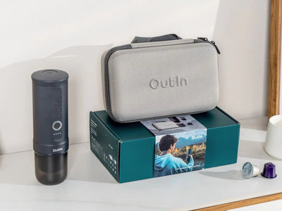 OUTIN Nano Traveller Espresso Gift Set (Lithium) - Uai Coffee