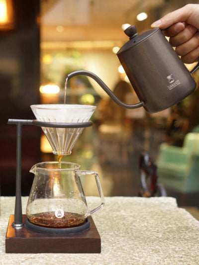 TIMEMORE Crystal Eye Glass Dripper with Holder - Uai Coffee