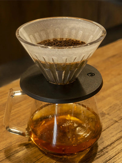 TIMEMORE Crystal Eye Glass Dripper with Holder - Uai Coffee