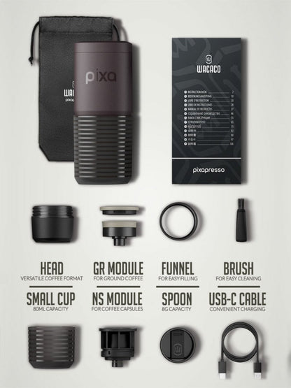 WACACO Pixapresso Portable Espresso Maker - Uai Coffee